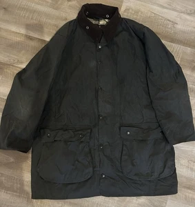 Chaqueta Barbour para hombre vintage resistente al agua de algodón encerado talla 48”/XL? Oliva - Imagen 1 de 5
