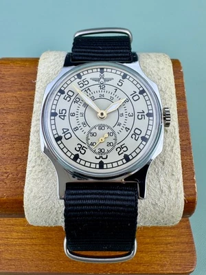 POBEDA Piloto Aviación Sturmanskie Mecánico Hombre Reloj Pulsera Militar Foto 1 de 4