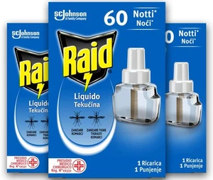 Raid Liquido Elettrico tripla ricarica efficace contro Zanzare Tigre e Zanzare - Foto 1 di 24