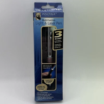 Combo LUZ LED y PLUMA LÁSER 3 FUNCIONES Hogar/Oficina - Baterías Nuevas ¡SE ENVÍA RÁPIDO! Foto 1 de 4