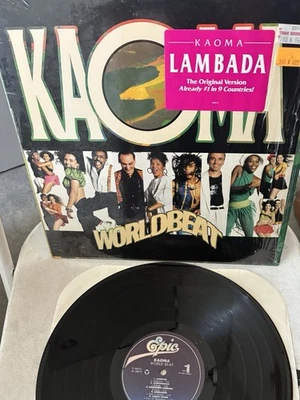 KAOMA WORLD BEAT 1989 LP EPIC PRINT VINTAGE VINYL OOP 10TRX - Image 1 of 2