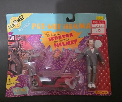Vintage 1988 Matchbox Pee-wee Herman action figure set. - Image 1 of 3