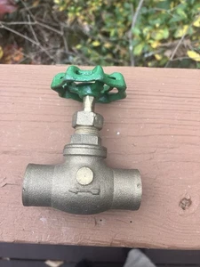 Markenlos Absperr- & Ablaufventil Messing / 3/4" Sweet Joint / Regelventil - Bild 1 von 3