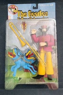 McFarlane Toys 2000 Beatles Yellow Submarine John con Figura Bulldog Paquete Sellado Foto 1 de 4