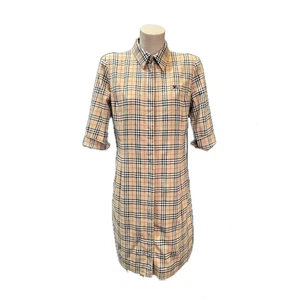 Burberry Check Short sleeve dress Beige size 38 - Bild 1 von 12