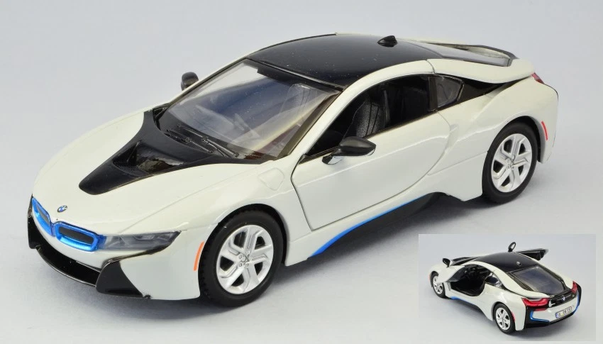 Motormax MTM79359W BMW i8 COUPE 2019 WHITE 1:24 Modellino - Immagine 1 di 1