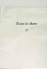 LES BAINS D'ÉVIAN ILLUSTRATIONS PUTEAUX C.1905 - Imagen 1 de 6