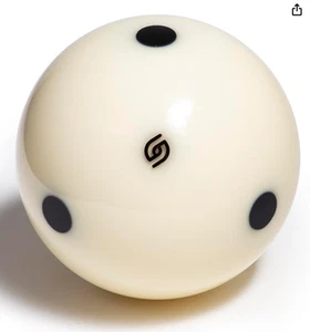 Aramith Tournament Billiard Black Dots Measle Cue Ball 2 1/4'' - Picture 1 of 3