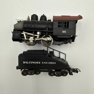 LOCOMOTORA RIVAROSSI HO ESCALA 0-4-0 BALTIMORE & OHIO #96 & TENDER - PROBADA LEER - Imagen 1 de 8