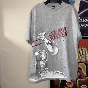 Silver Surfer Marvel Mad Engine men’s Y2K Graphic T-Shirt XL - Picture 1 of 6