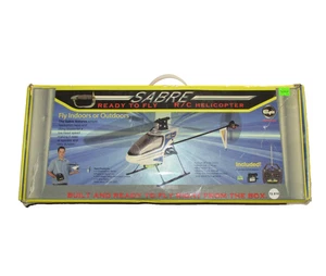 Vintage Sabre R/C by EF Helicopter For Parts Broken - Picture 1 of 15