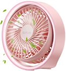 Cordless Desk Fan, Battery Operated Fan With Usb, 70Ft Strong Airflow Portabl...