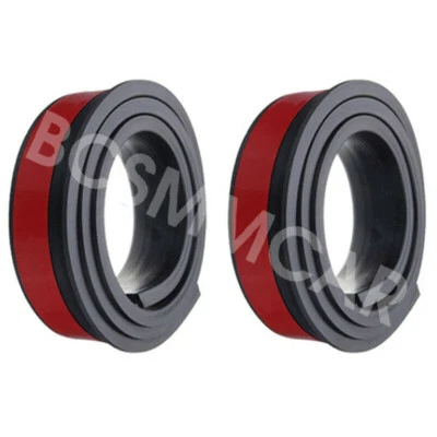 Wheel Eyebrow Arch Protector Rubber Trim Lips Fender Flares Accessory For Car RV - Image 1 of 4
