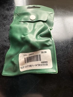 Woodcraft Slot Cutting 1 1/4” D 1/4” 1/2”S 146993. New  - Image 1 of 4