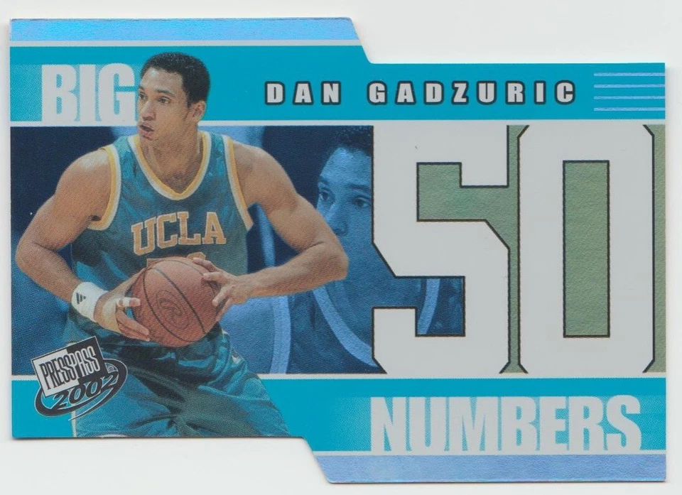 2002 Press Pass Big Numbers #BN10 Dan Gadzuric - Image 1 of 2