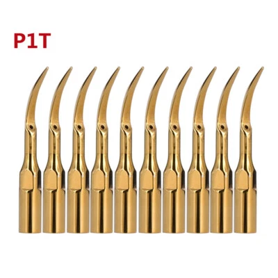 10Pcs P1T Dental Ultrasonic Scalers Piezo Tips Fit for EMS/Woodpecker Handpiece - Image 1 of 4