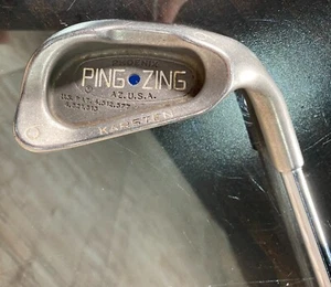 Ping Zing Karsten Phoenix Blue Dot RH 6-Iron KT-M Steel Shaft 37.5" - Picture 1 of 16