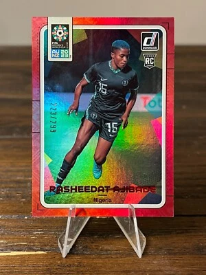 2023 Donruss FIFA Women's World Cup #125 Rasheedat Ajibade Red 223/299 [RC] - Image 1 of 3