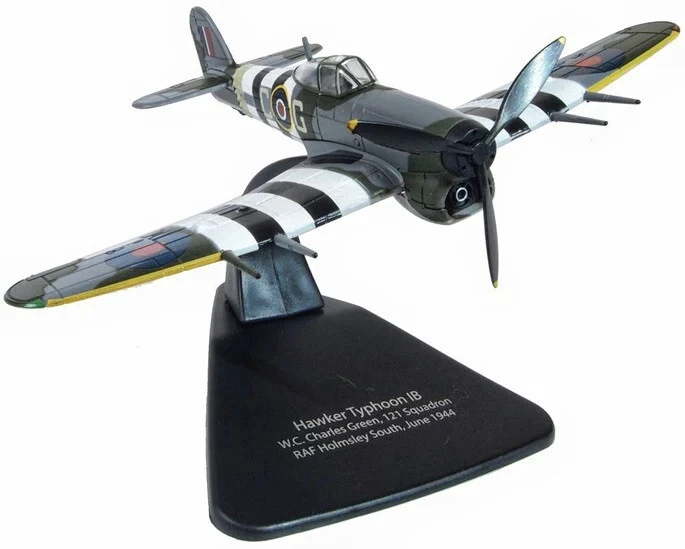 OXFORD 1/72 121 SQN RAF HOLMSLEY SOUTH 1944 HAWKER TYPHOON MK1 AC100 - Image 1 of 1
