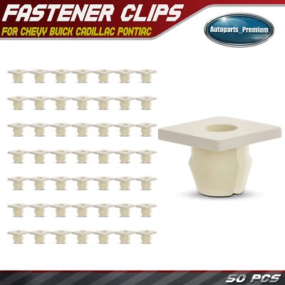 50 piezas #8 tornillos faros bisel clip retenedores para Chevy Buick Cadillac Pontiac Foto 1 de 4