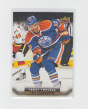 15/16 UD Series 2 Edmonton Oilers Teddy Purcell Canvas card #C153