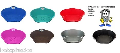 Pet Dog Cat Bed Sleeper Basket Heavy Duty Plastic Anti Slip Plastic Dog Bed - image 1 of 4