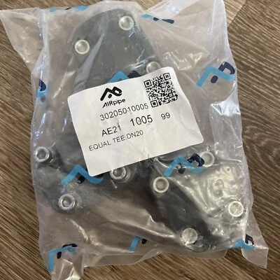 AIRPIPE 30205010005 New Sealed AE21 1005 99 Equal Tee DN20 - Image 1 of 2