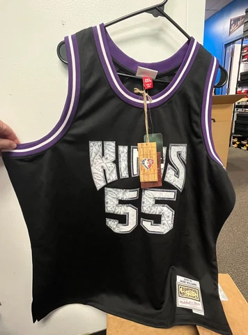 Men's 75th Anny Lenticular Swingman Jason Williams Kings '00-'01 Jersey NWT Cover