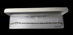 8” 18KT Gold Over Sterling Silver Diamond Accent Bracelet For Women - Picture 1 of 3