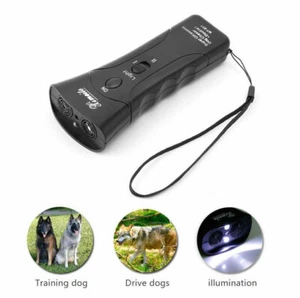 Ultrasonic Dog Chaser Stop Aggressive Animal Attacks Repeller Flashlight Dog NNN - Picture 1 of 1