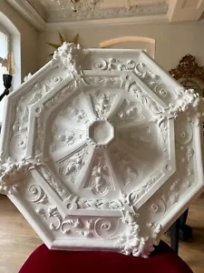 Stucco - große Gründerzeit Stuckrosette 100-304 Rosette 80 cm aus Stuck - Bild 1 von 8