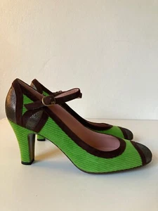 MARC JACOBS GREEN HEELS - NEW IN BOX!!! Elegant, rare, timeless design - Picture 1 of 4
