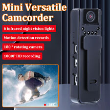 Portable Mini Camera 1080P HD Video Recorder Night Vision Police Body Camcorder