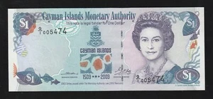 🇰🇾 CAYMAN ISLANDS $1 Dollar (P30a) 2003 QEII * COMMEMORATIVE ISSUE * UNC *  “5 - Picture 1 of 2