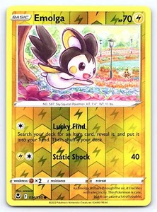 Tarjeta Pokémon Emolga 054/195 Holograma Inverso Silver Tempest - Casi Nueva - Imagen 1 de 2