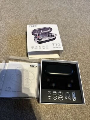 TOZO T10 Wireless In-Ear Headphones - Black - Image 1 of 3