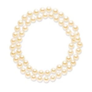 luluandjane Damen Perlen-Kette Muschelkernperle 80,0 cm - Bild 1 von 2