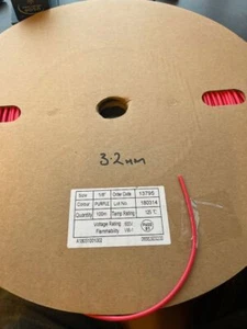 Termoretraibile rosso 3,2 mm 2:1 manicotto tubo termoretraibile misura 1,6 mm - Foto 1 di 1