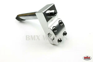ProBMX Handlebar Stem Freestyle Alloy Head Stem 21.1 Old School BMX Style Silver - Picture 1 of 5