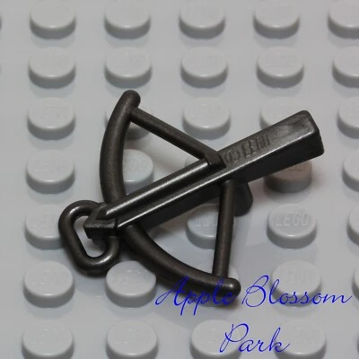 NUEVO Lego Minifigura Ballesta Gris ACERO Oscuro - Castillo Caballero Cruz Arco Flecha Arma Foto 1 de 3