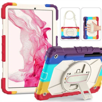 Heavy Duty Shockproof Case Cover For Samsung Galaxy Tab S7 FE S8 Plus 11" 12.4"  - Image 1 of 4