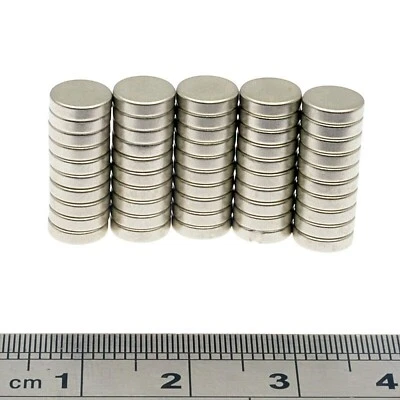 POWER MAGNET STORE 50 of 1/4" x 1/16" Strong Magnets * 0.5Kg PULL * Round 6mm Disc Magnet Magnetic