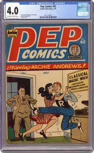 Pep Comics #62 CGC 4.0 1947 4311774017 - Picture 1 of 2