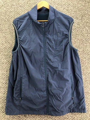 Colete feminino sem marca tamanho 3XL forrado de malha bolsos com zíper completo - Imagem 1 de 4