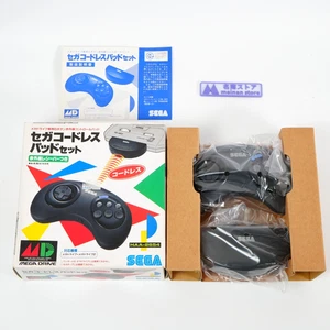 SEGA Mega Drive Cordless Pad Set HAA-2654 HAA-2653 SJ-6500 Genesis [Open Box] - Picture 1 of 15