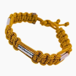 Thai 3 Takrud Yant Armband Edelstahl Buddhist Amulett Braun Seil Glück Liebe Geschenk - Bild 1 von 4