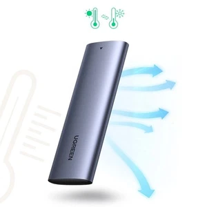 Boîtier Externe Ugreen CM400 SATA 3.0 5Gbps USB-C Gris - Photo 1/12