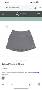 Pantalón corto de golf Adair grande de rendimiento deportivo para mujer - Imagen 1 de 7