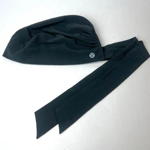Lululemon heiß Yoga Kopftuch leicht atmungsaktiv sportlich Kopftuch schwarz - Bild 1 von 9