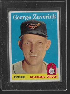 1958 TOPPS BASEBALL # 6 GEORGE ZUVERINK NICE CARD - Bild 1 von 2
